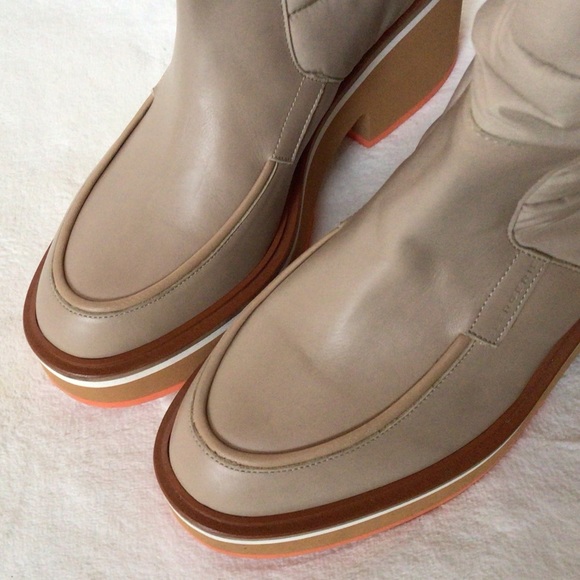 Robert Clergerie Ally Quilted Block Platform Boots, 39.5, - Picture 7 of 9